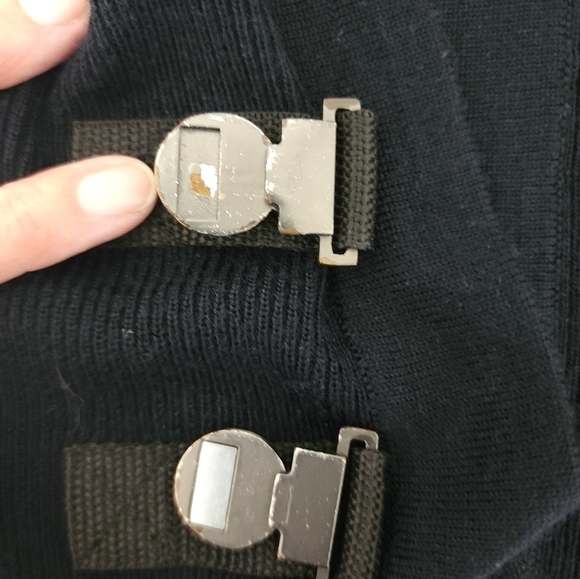 Soft Surroundings Black Wool Snap Close Long Sleeve Cardigan Size S - Picture 14 of 14